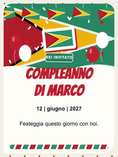 Invito digitale: Guyana — Paesi