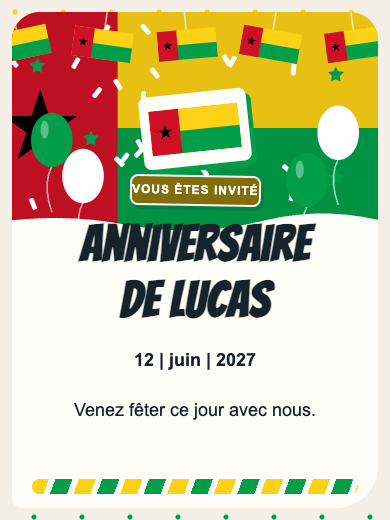 Invitation numérique: Guinée-Bissau — Pays