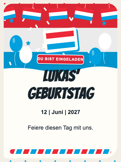 Digitale Einladung: Luxemburg — Länder