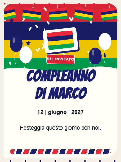 Invito digitale: Mauritius — Paesi