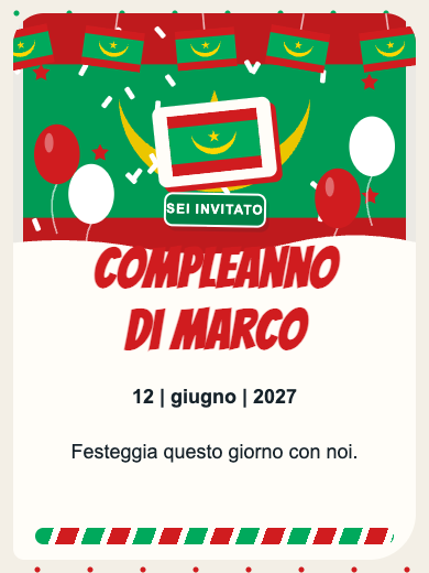 Invito digitale: Mauritania — Paesi