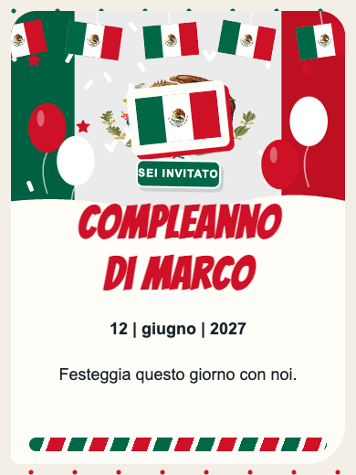 Invito digitale: Messico — Paesi