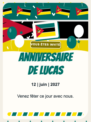 Invitation numérique: Mozambique — Pays