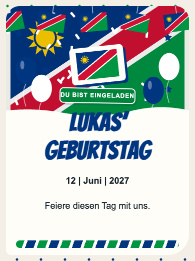 Digitale Einladung: Namibia — Länder