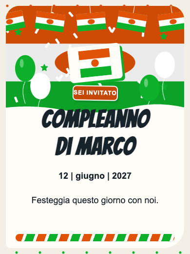 Invito digitale: Niger — Paesi