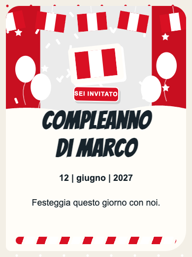 Invito digitale: Perù — Paesi