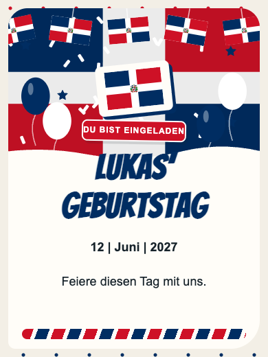 Digitale Einladung: Dominikanische Republik — Länder