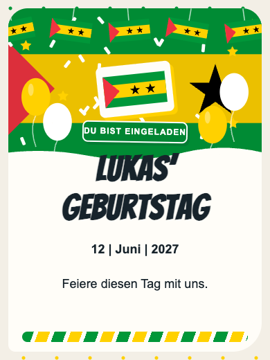Digitale Einladung: São Tomé und Príncipe — Länder