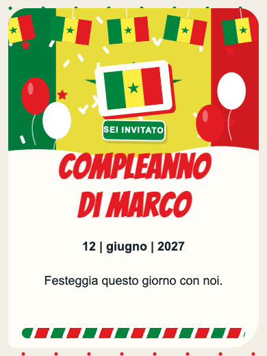 Invito digitale: Senegal — Paesi