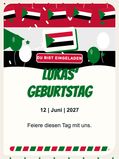 Digitale Einladung: Sudan — Länder