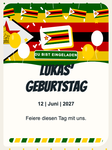 Digitale Einladung: Simbabwe — Länder